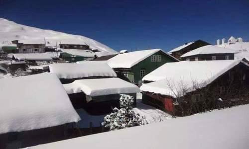 Snow capped Valley