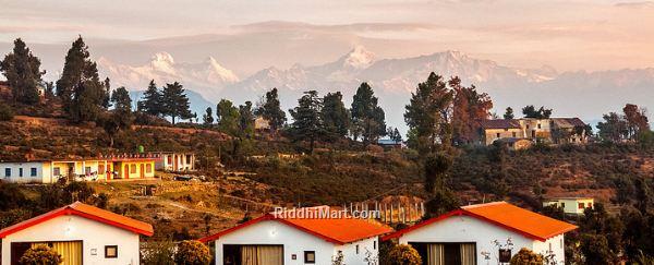 Himalayan Peaks From Kmvn