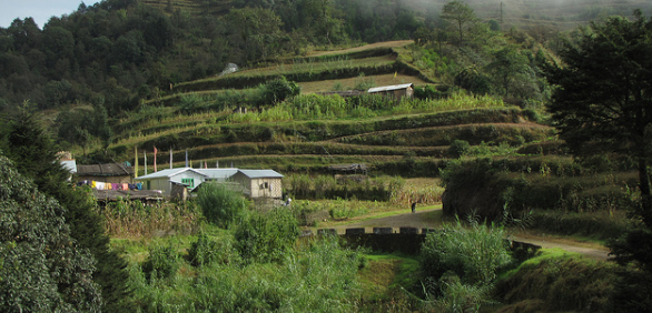 Village Seen From Monastery