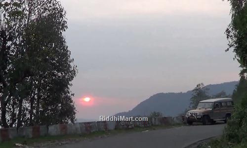 Sun Set At Padamchen Sikkim